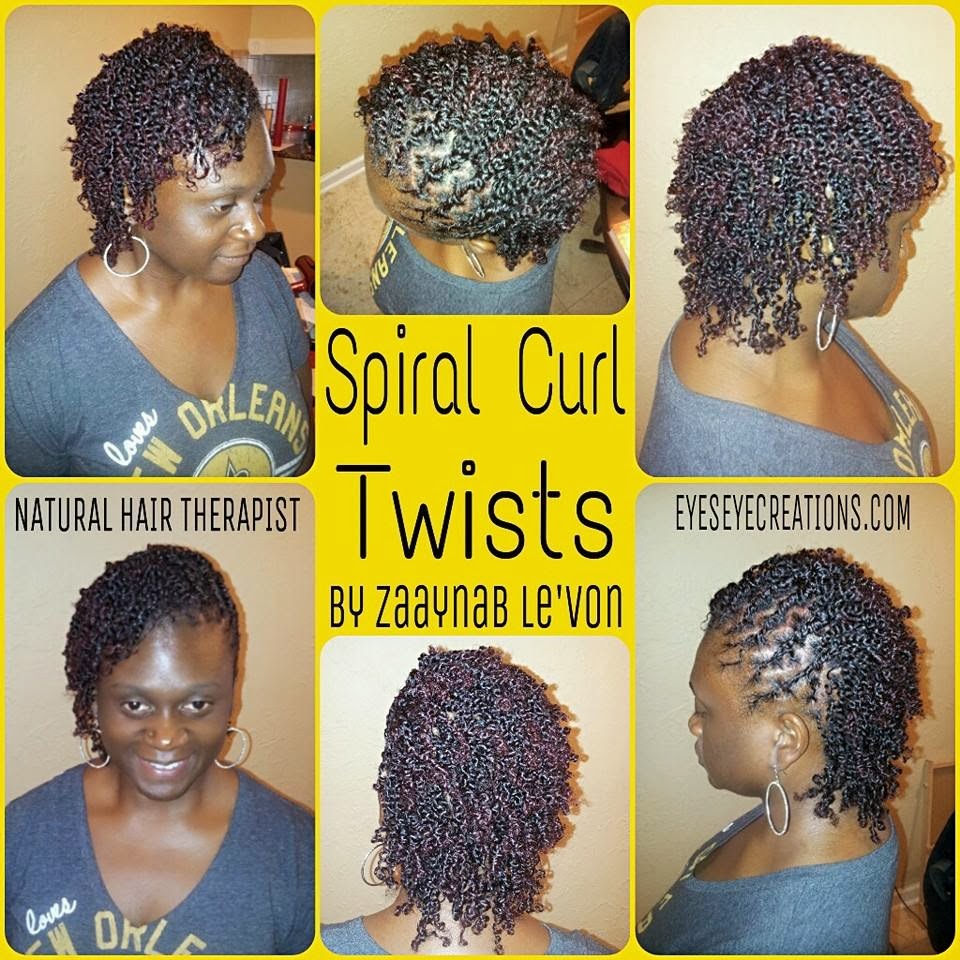 SPIRAL CURL TWISTS Wanna EYESEYE creations