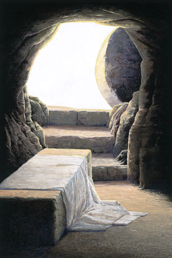 empty tomb painting