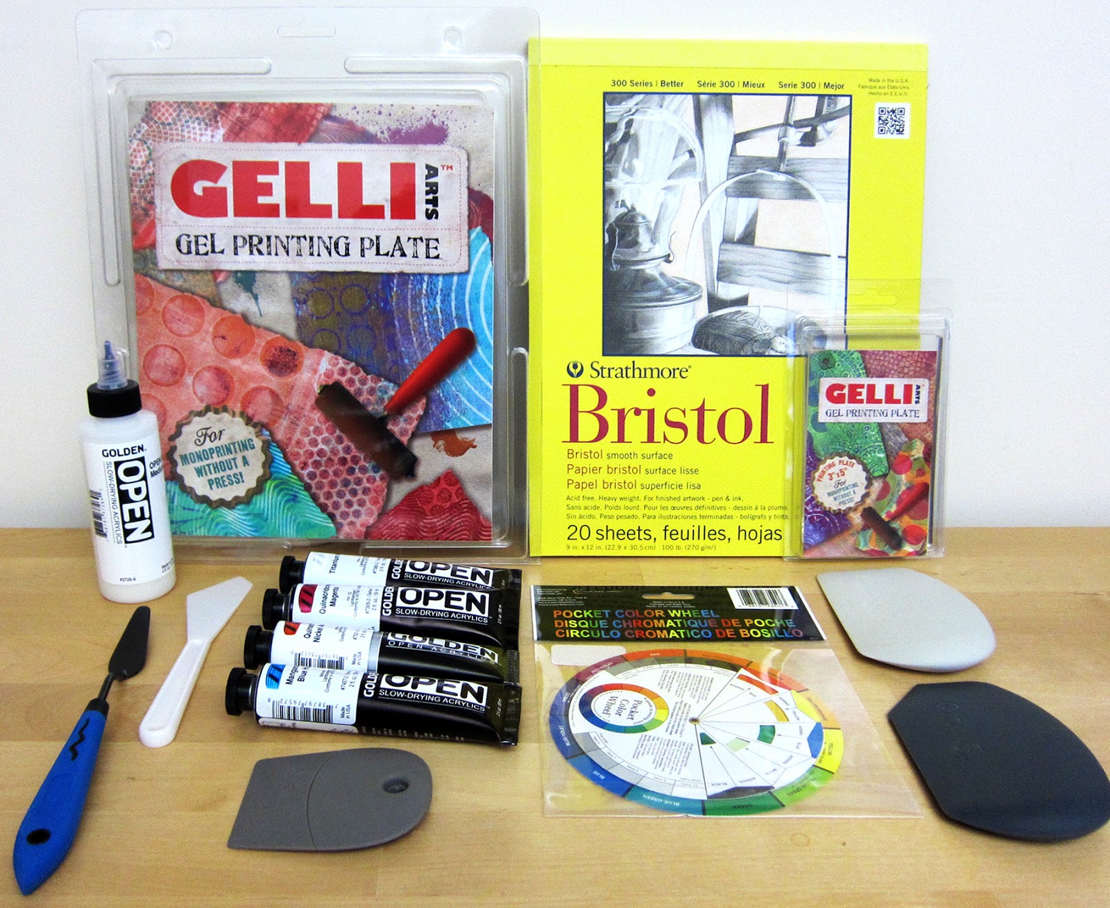 Printing with Gelli Arts® Gelli® Printing Without a Brayer!