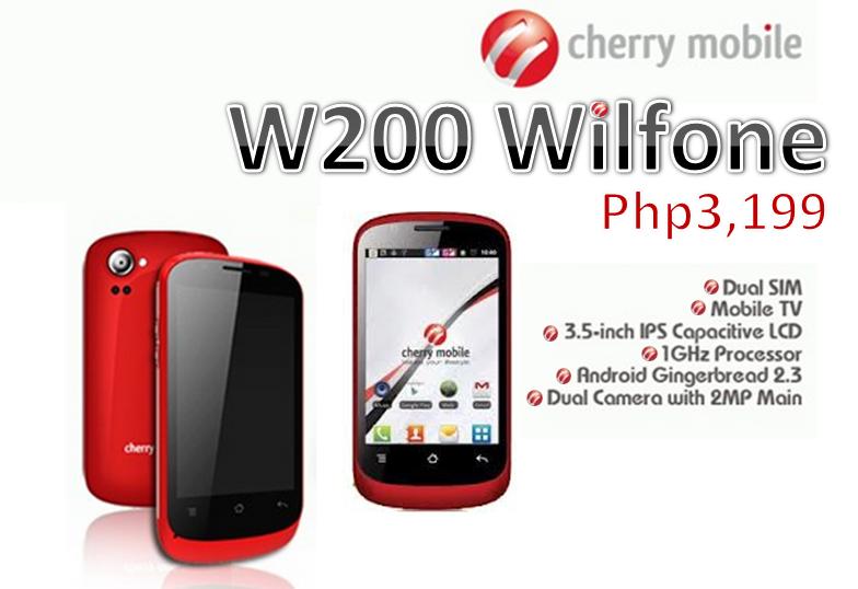 Cherry Mobile W200 Wilfone vs Candy TV Price and Full Specs GbSb