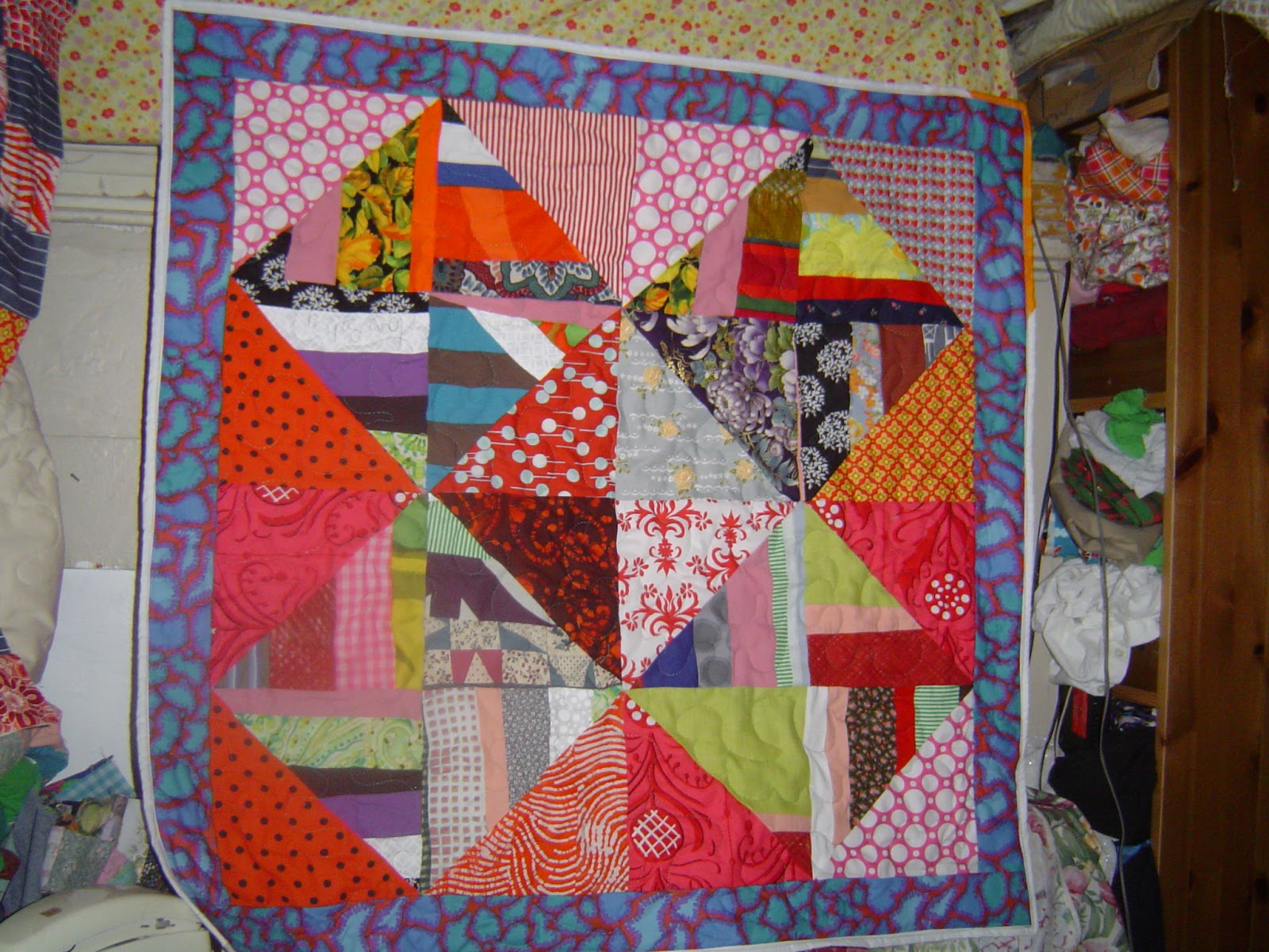 recycled quilt New Denim quilt!