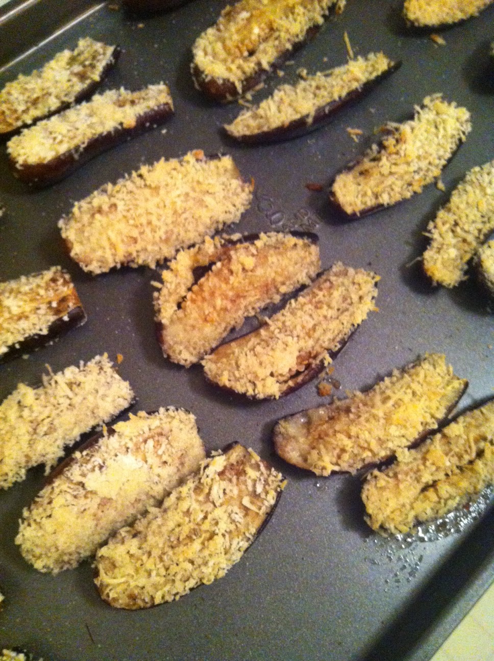 Life and Other Shenanigans Eggplant Parmesan Poppers Baby Eggplant