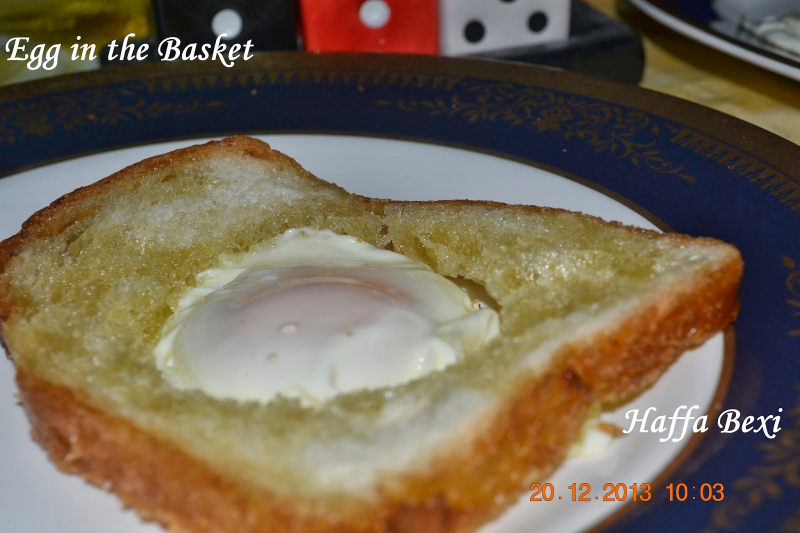 Egg in the basket Haffa's kitchen adventures