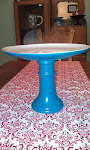 Tall "lagoon" color platter (SOLD)