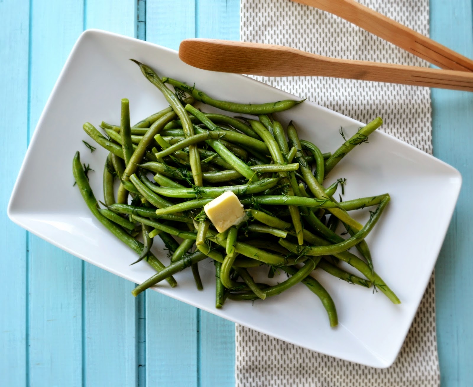 Dilly Buttered Green Beans