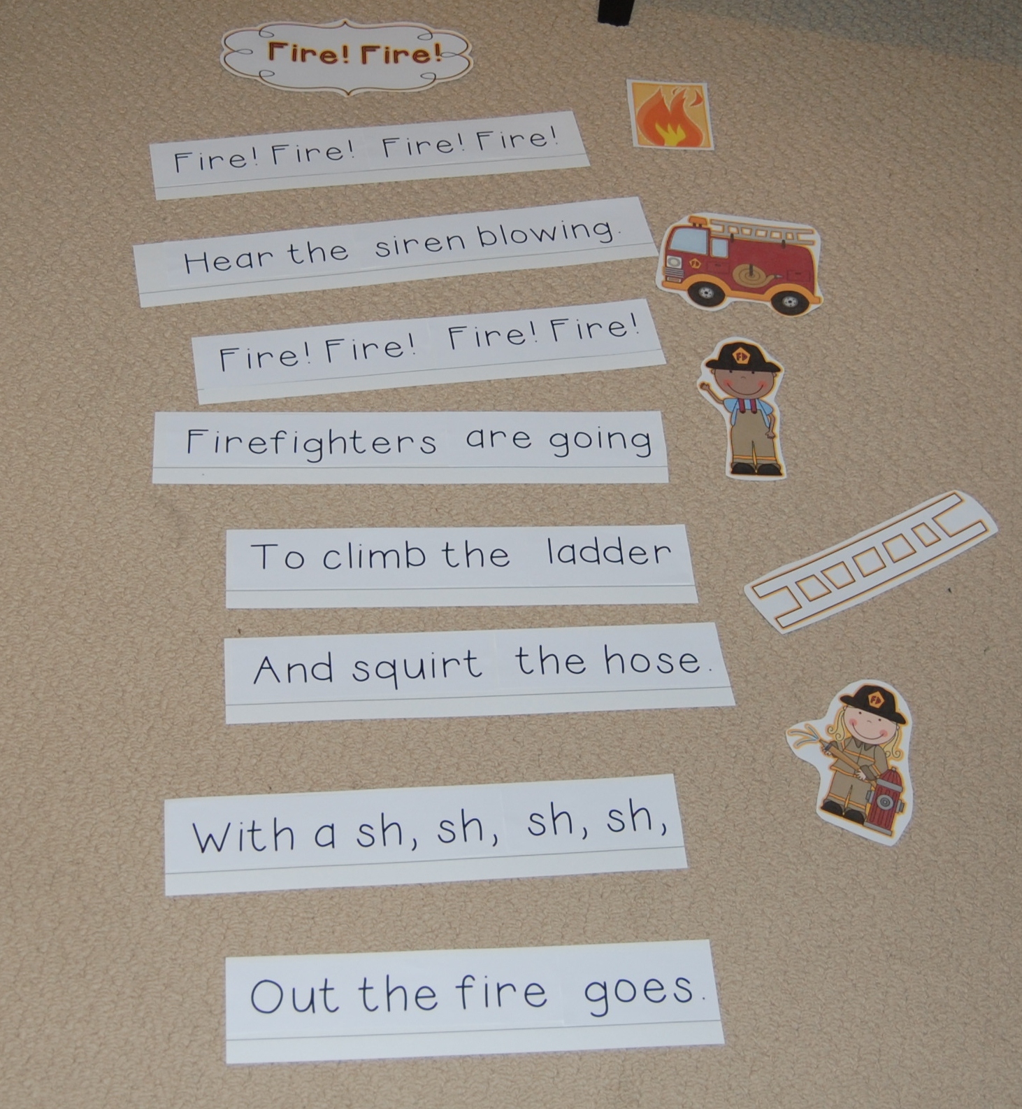 Pocket Chart Poems For Kindergarten