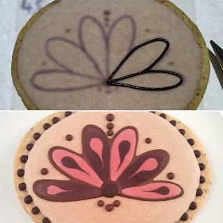 Sugarfox: How to use the DIY drawing projector for decorating cookies