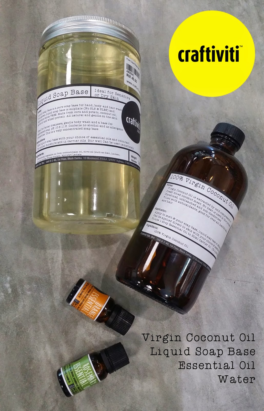 craftiviti LIQUID SOAP BASE MAKE YOUR OWN GENTLE SKIN WASH
