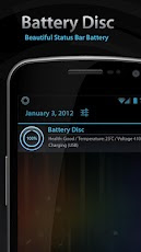 Beautiful Battery Disc widget Beautiful Battery Disc widget