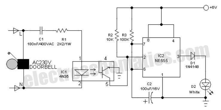 doorbell wiring diagram light manual e books Wire Two Doorbells to One Transformer doorbell wiring diagram light wiring diagramwiring schematic diagram 6volt doorbell light circuitdoorbell wiring diagram light 4