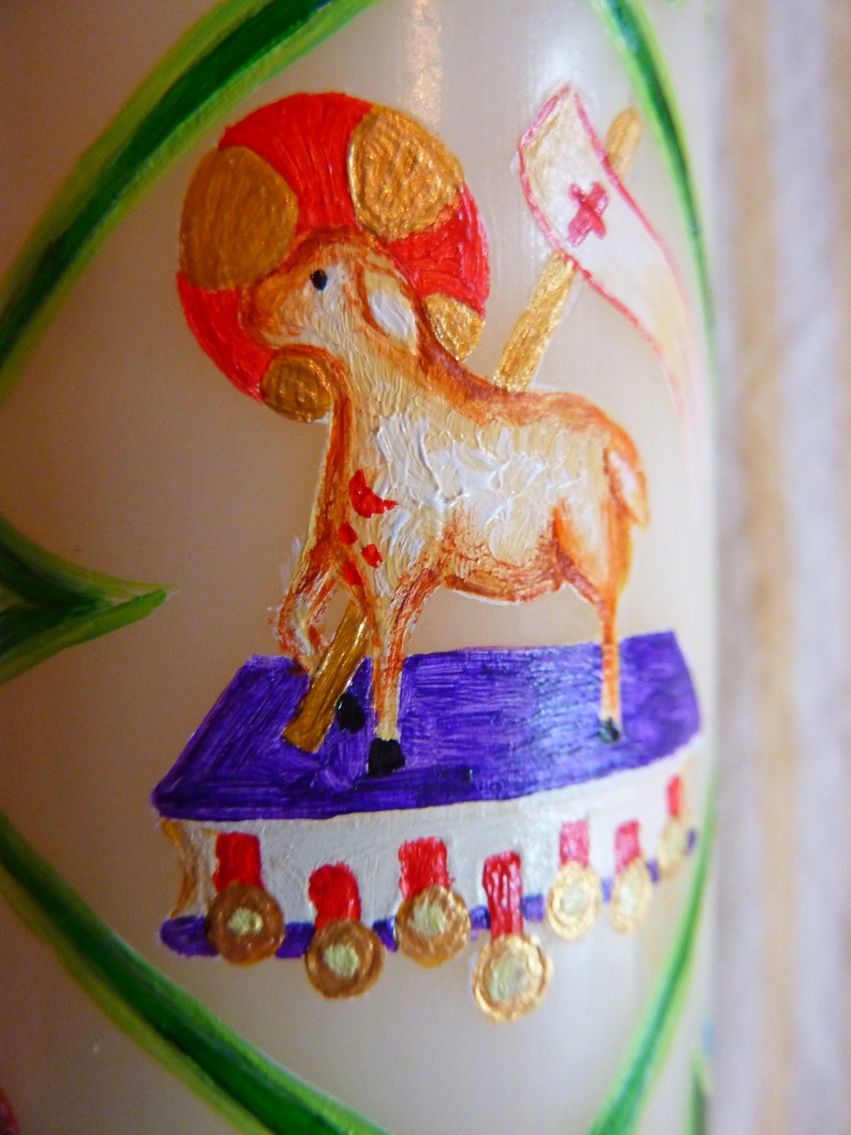 New Liturgical Movement The Paschal Candle An Artist Explains