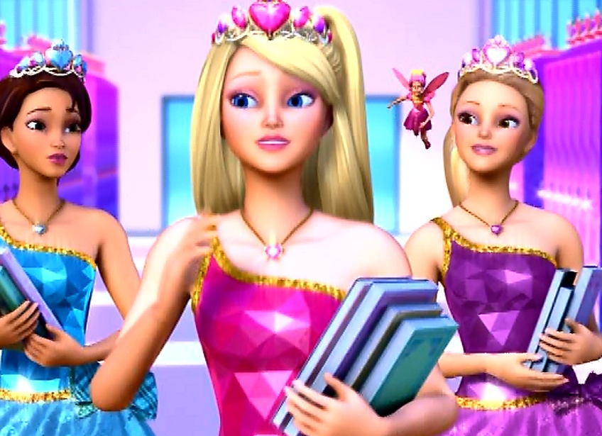 Fantasia Barbie Princesa Pop Star Infantil Pop Com Tiara - M 5 - 8 em  Promoção na Americanas