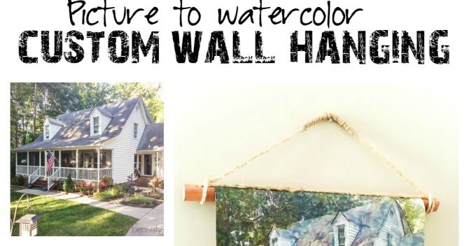 Create a Canvas Poster Wall Hanging | DIY beautify