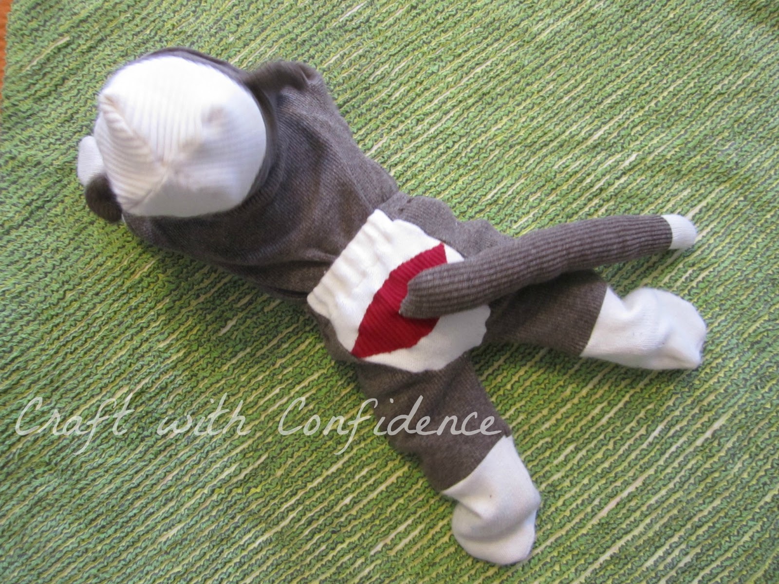 Craft with Confidence: Baby Sock Monkey Costume