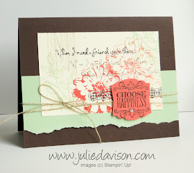 Stampin' Up! Choose Happiness Collage Card