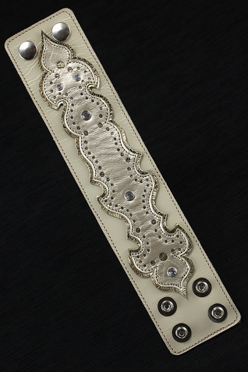 handmade leather cuff