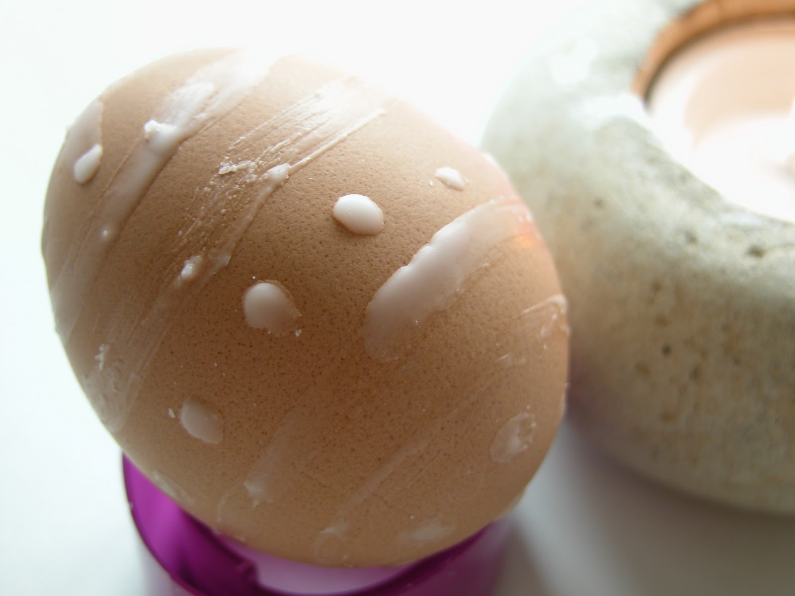happy to make How to decorate Easter Eggs using wax and onion skins