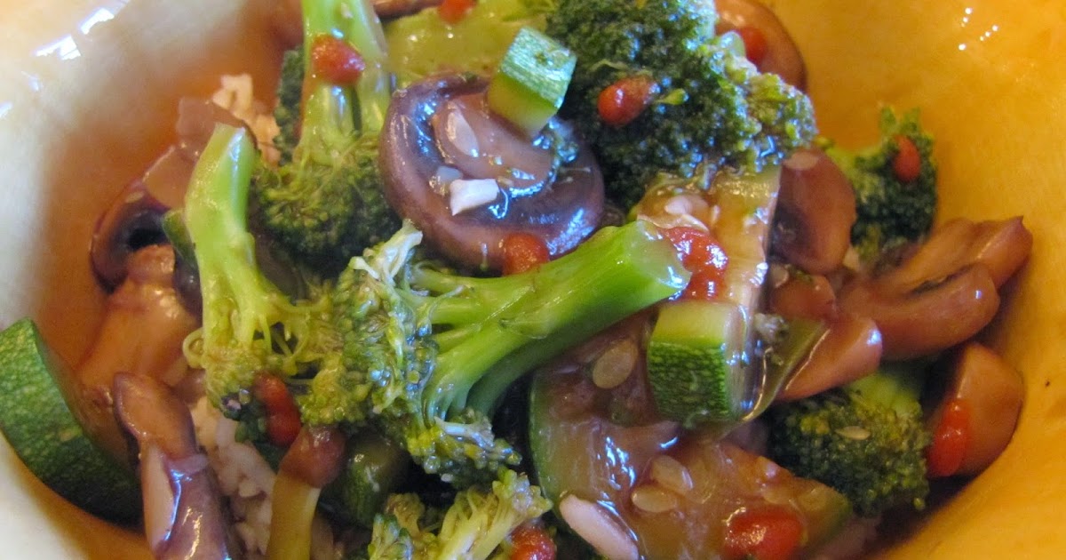 Big Mama's Home Kitchen Broccoli, Zucchini, and Mushrooms In Brown