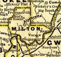 Milton County Founded 1857