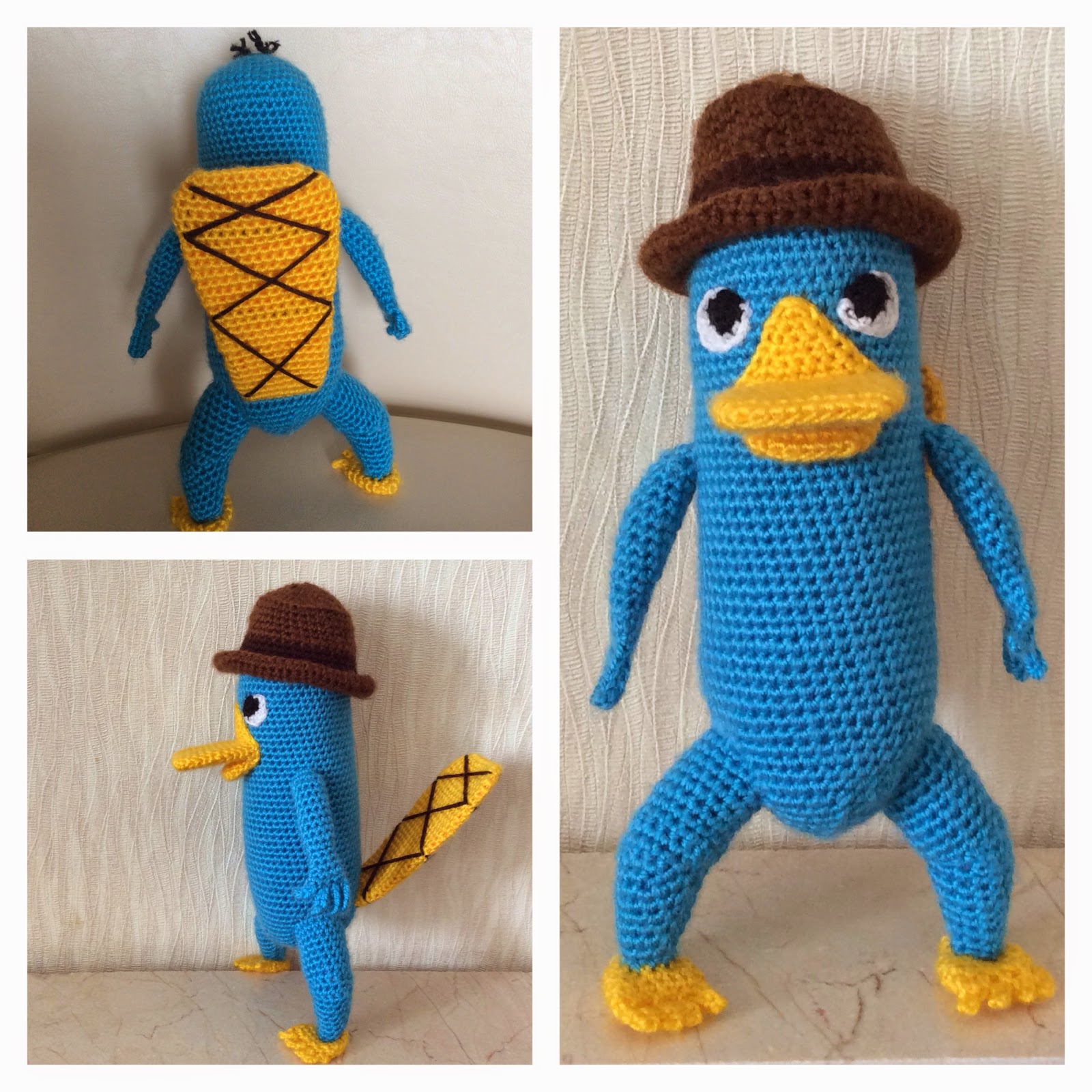 Uğur Böceklerim Amigurumi Ornitorenk Perry
