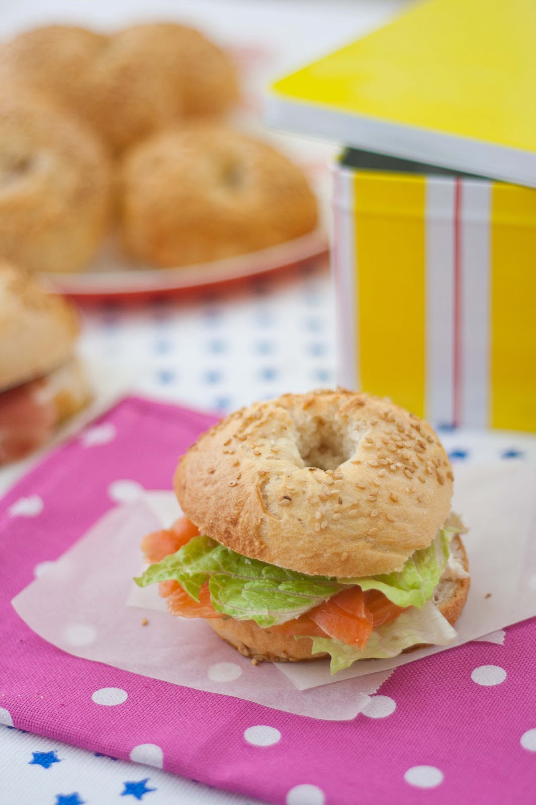 Bagels clásicos con sésamo Tengo un horno y sé cómo usarlo Recetas