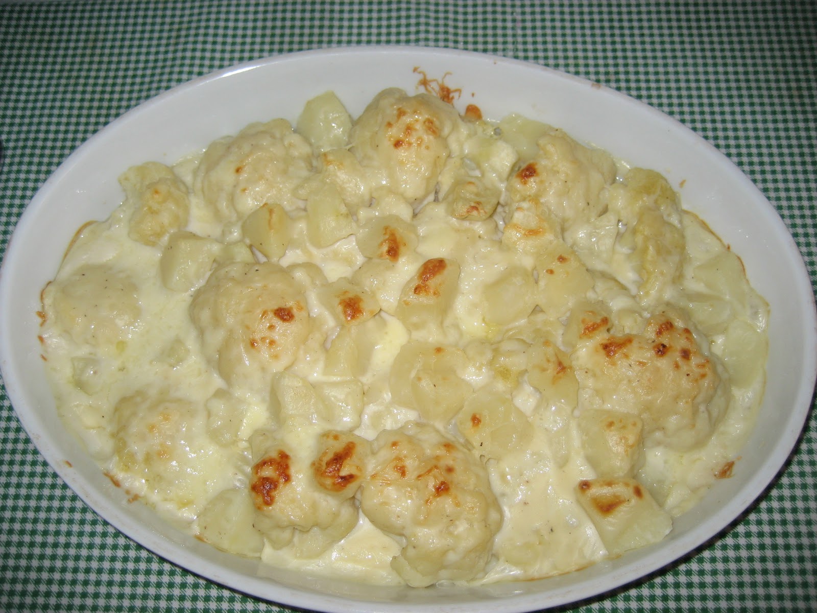 Coliflor con bechamel