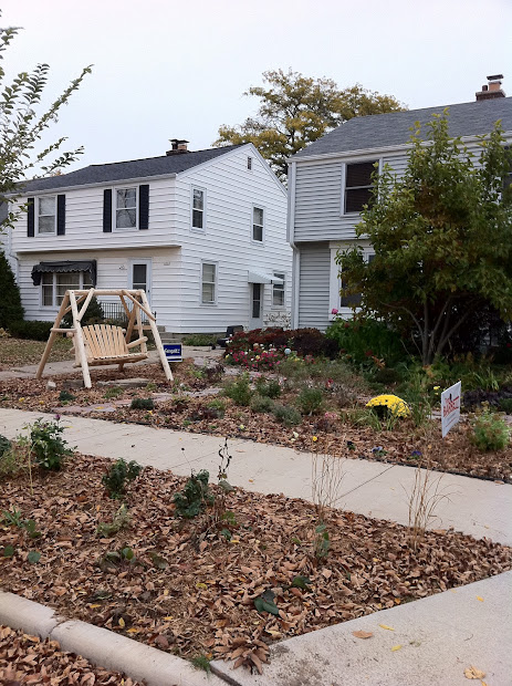 making grassless front yard