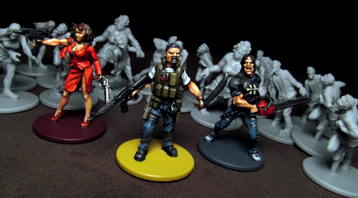 Carmen S Fun Painty Time Also Some Zombicide Survivors