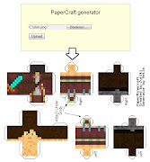 . like this very basic one where you can upload your custom Minecraft skin . (paperminecraft)