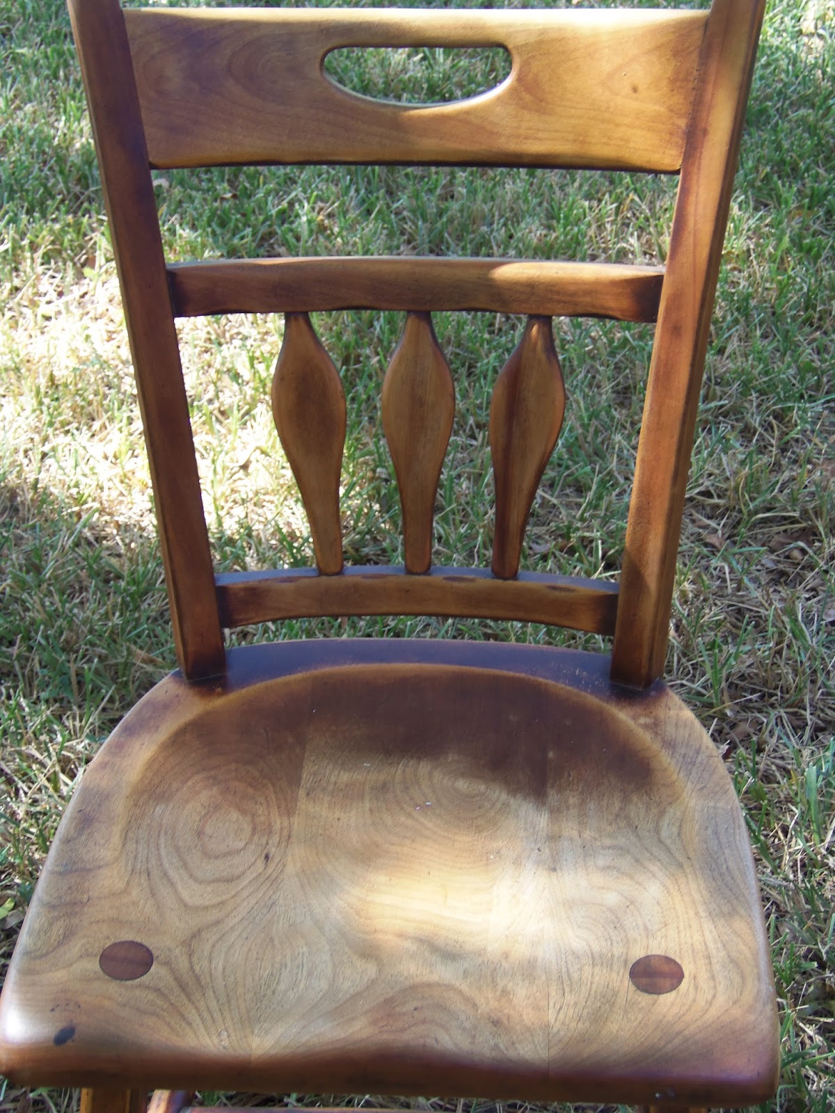 live. love. scrap. Wooden Chair Makeover