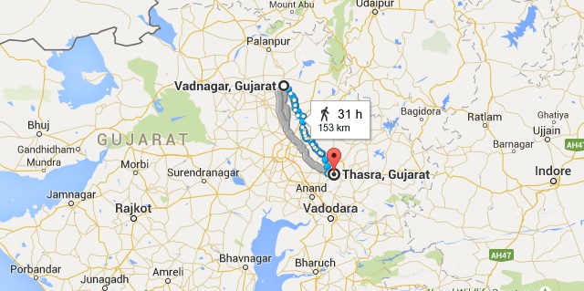 Migration of Brahmins as per Dharasena IV Grant in 650 AD Map Migration of Brahmins as per Dharasena IV Grant in 650 AD Map