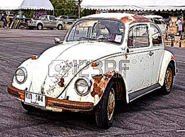 BANGKOK THAILAND FEBRUARY 17 Volkswagen Retro Vintage Car BANGKOK THAILAND FEBRUARY 17 Volkswagen Retro Vintage Car