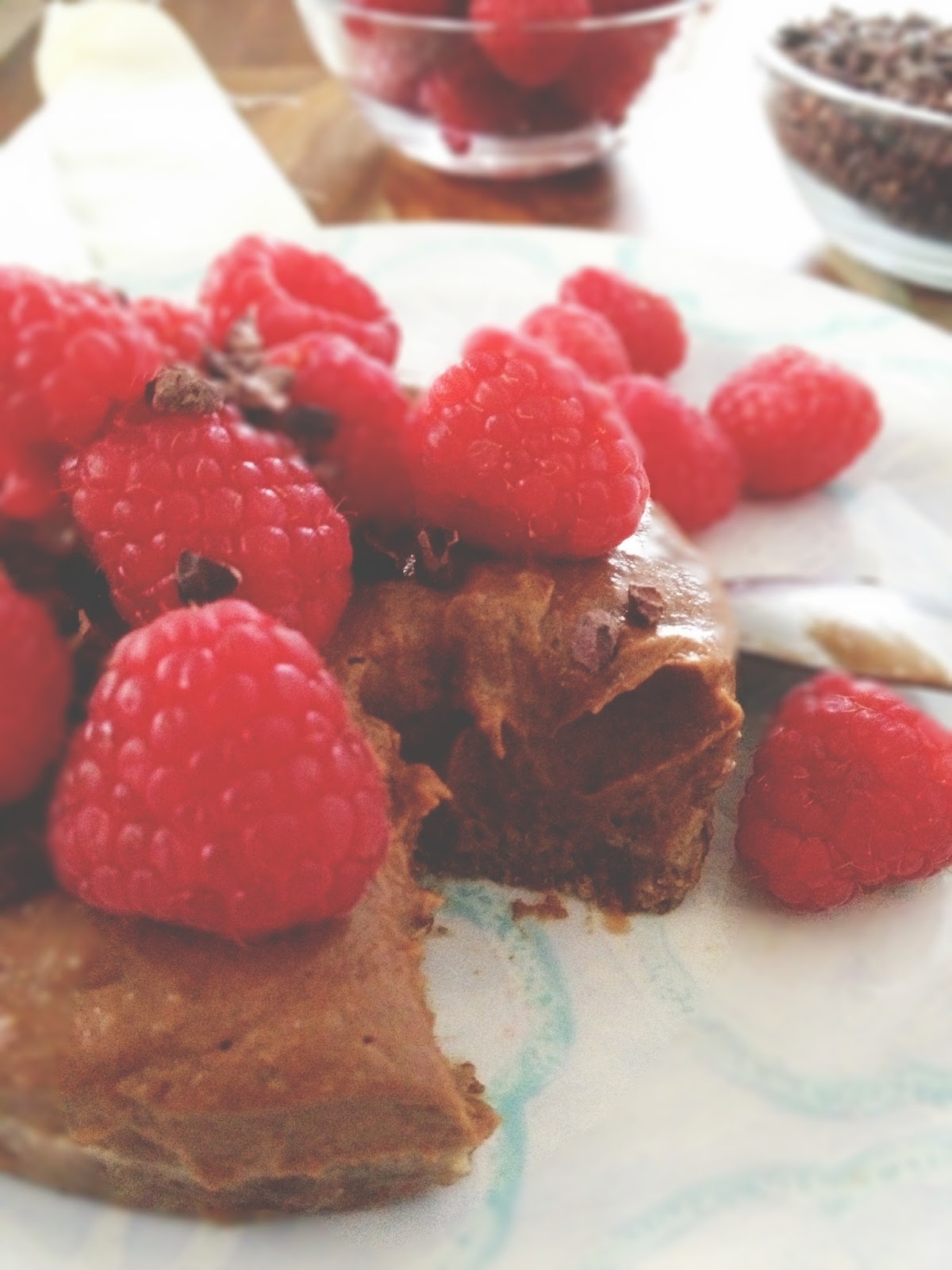 real raw kitchen RECIPE Carob Mousse Pie