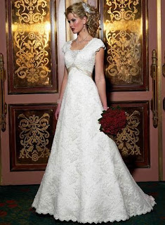 sweet wedding dresses آخر الصيحات في فساتين الزفاف 2011 Empire+Wedding+Dresses_3