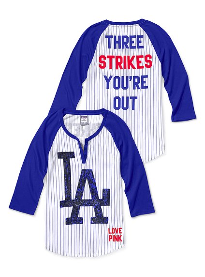 dodger gear at victoria's secret