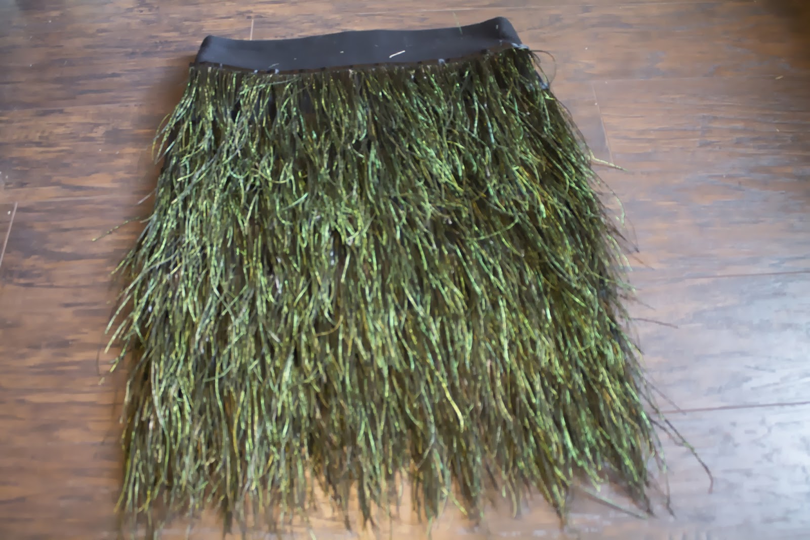 DIY Feather Skirt individually abby