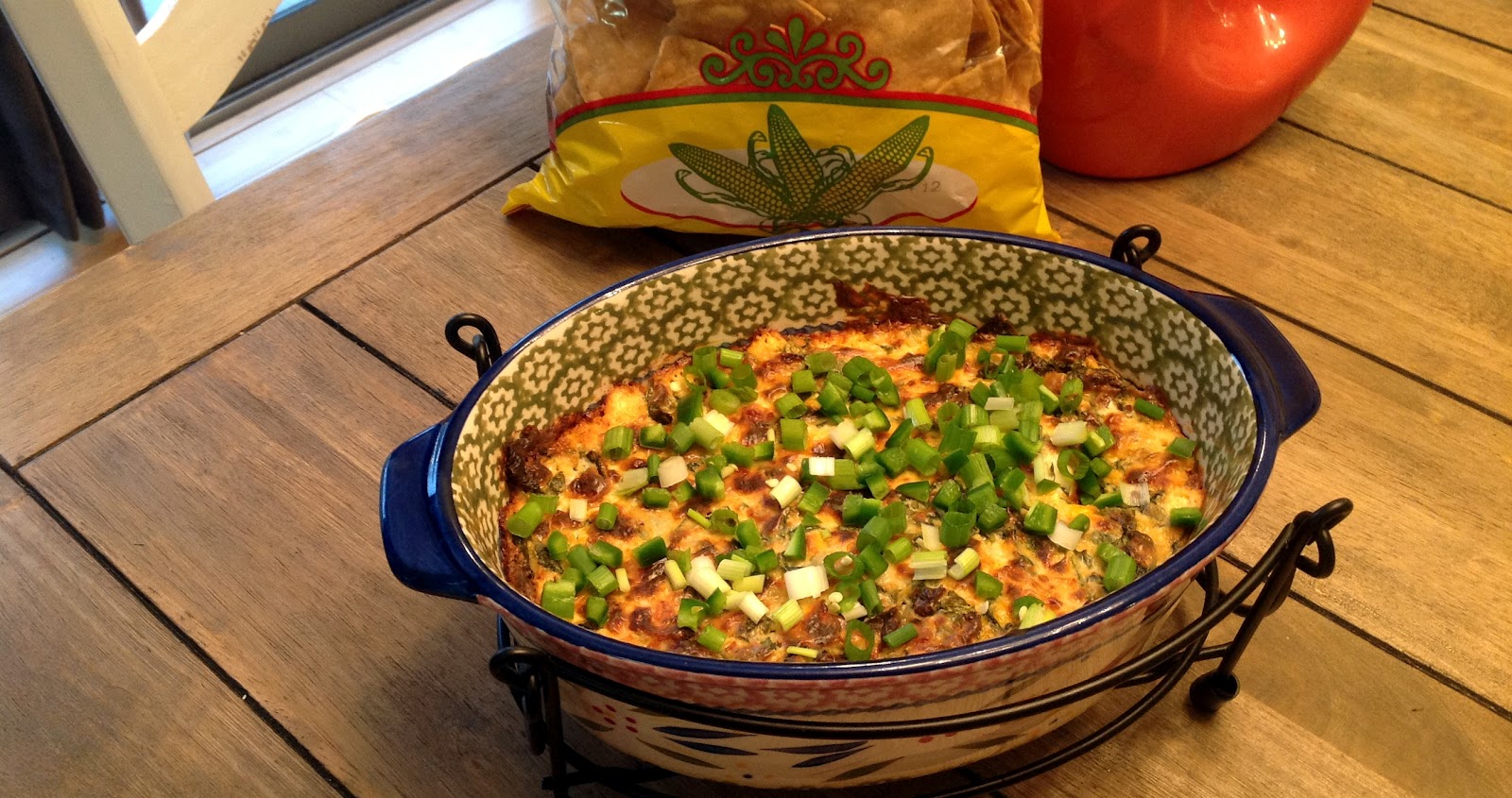 Cooking for Zo Cheesy Bacon Greens Dip