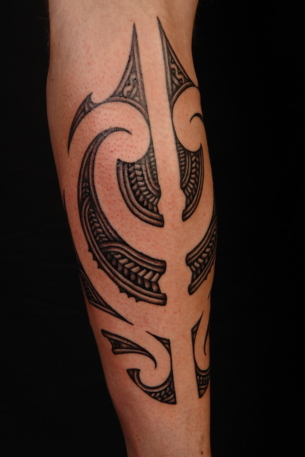 Maori Calf Tattoo