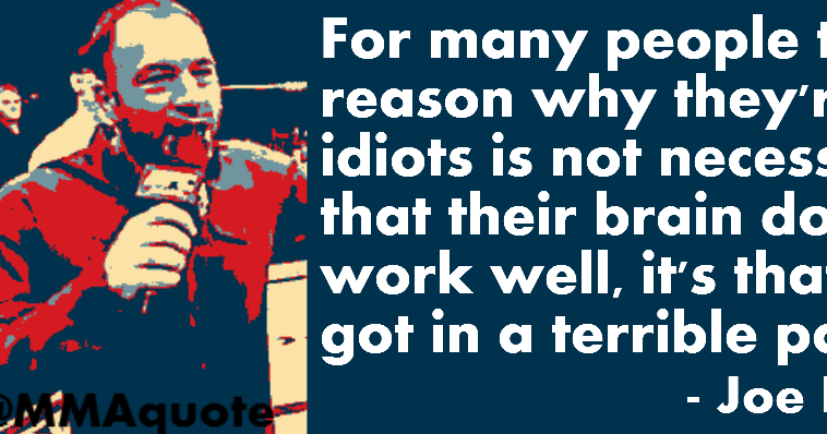 Motivational Quotes with Pictures (many MMA & UFC): Joe Rogan on people