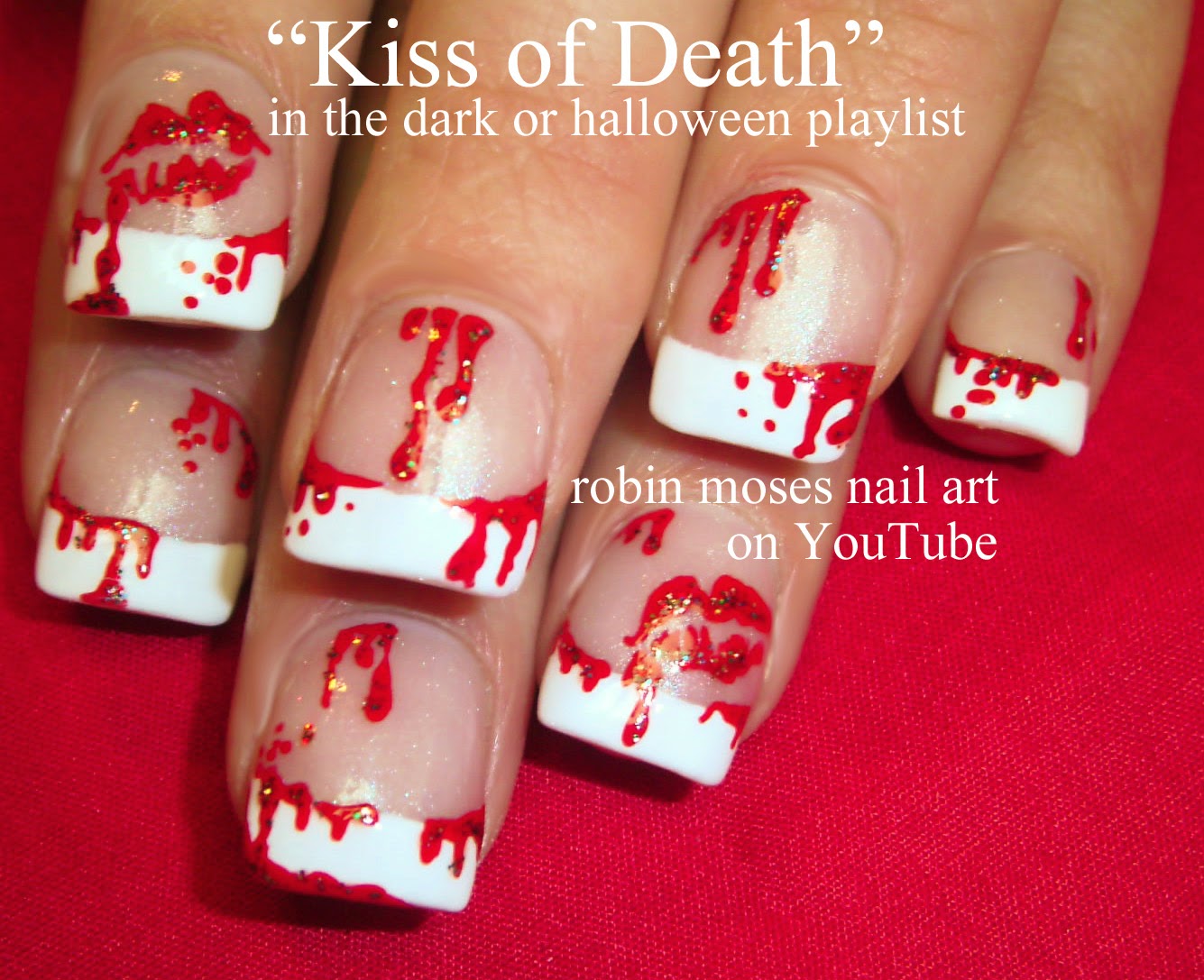 Robin Moses Nail Art "halloween nails" "scary nail art" "creepy nail