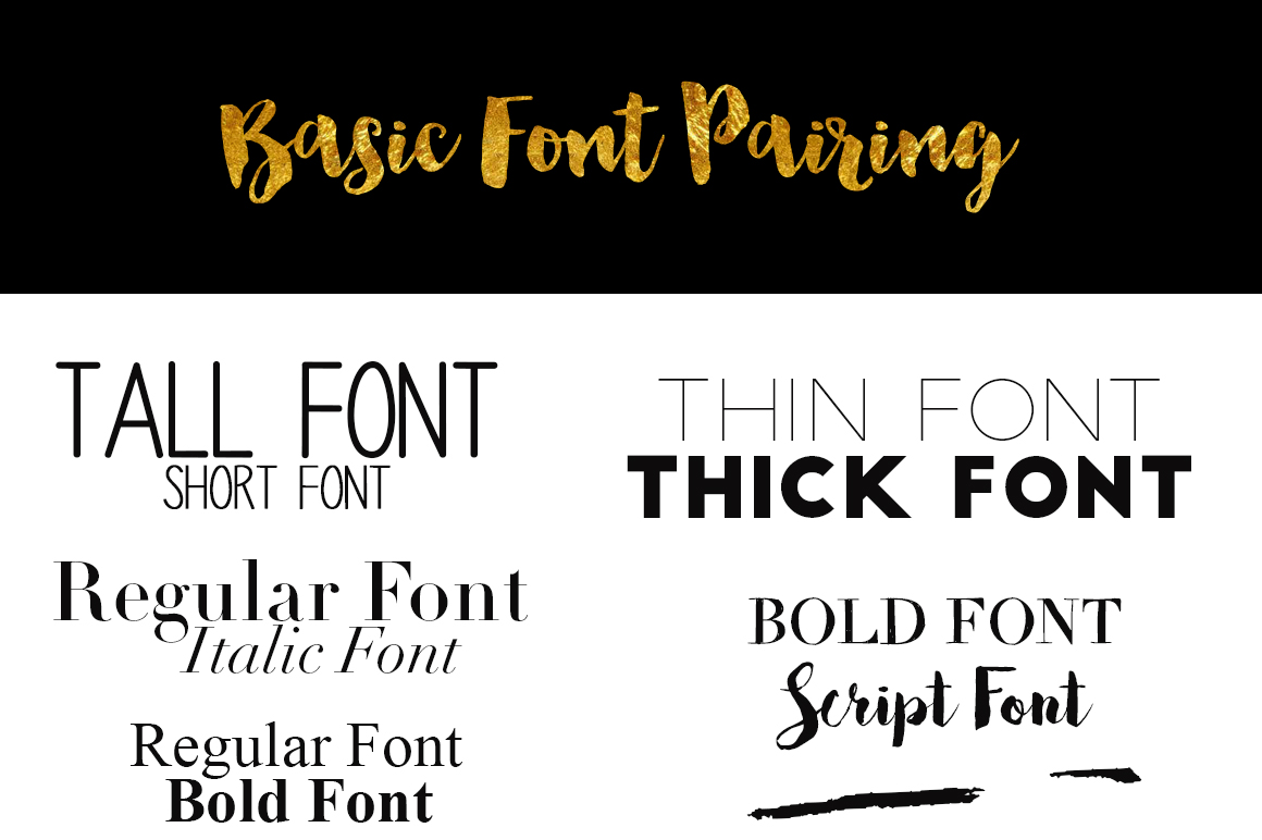 DLOLLEYS HELP Basic Font Pairing