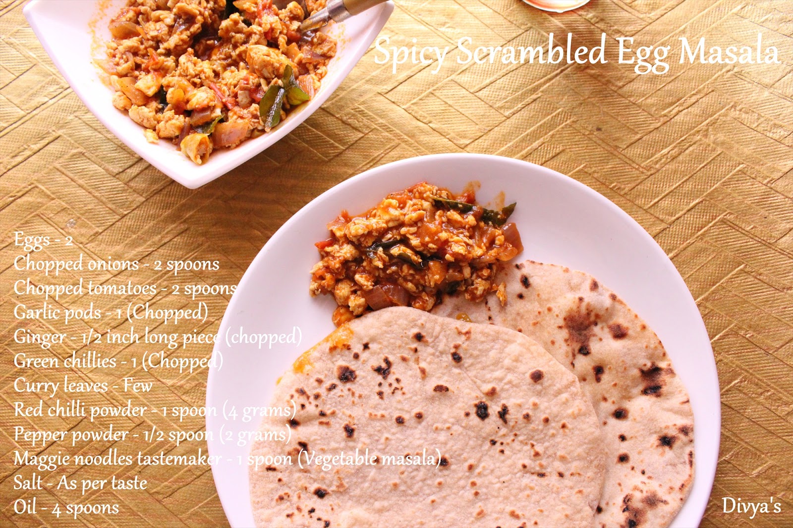 Spicy Scrambled Egg Masala Using Maggi Noodles Tastemaker You Too