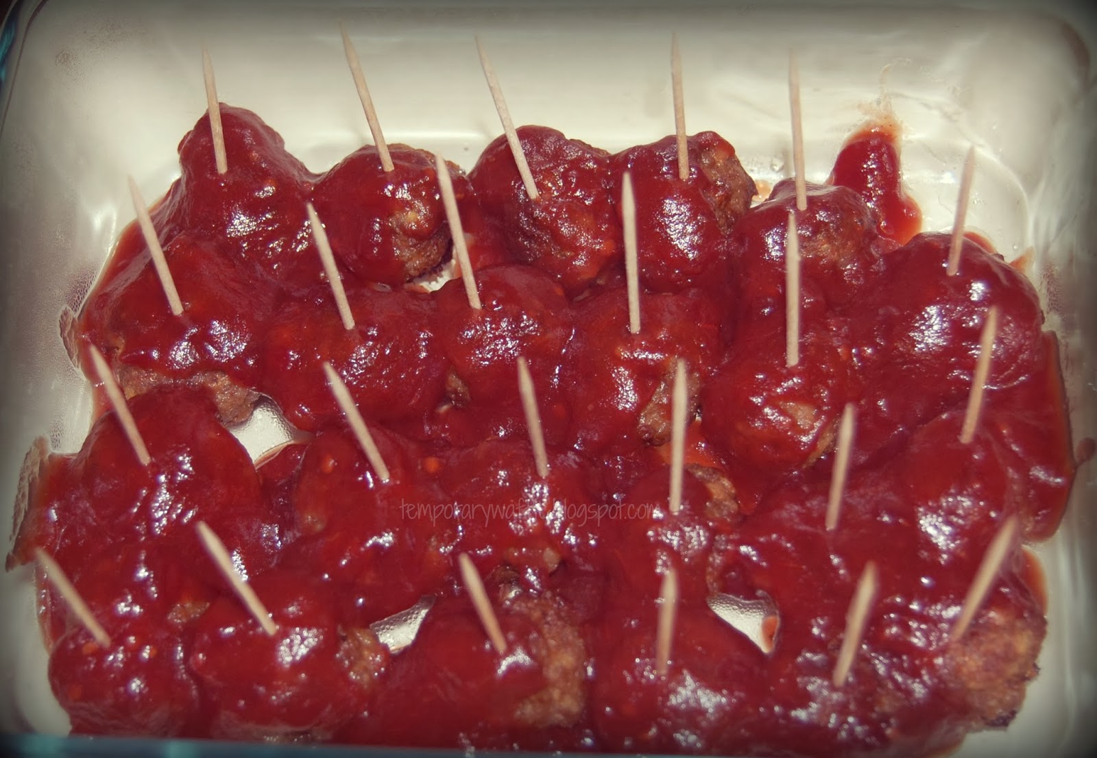 Temporary Waffle The Ultimate Party Meatballs+Recipe