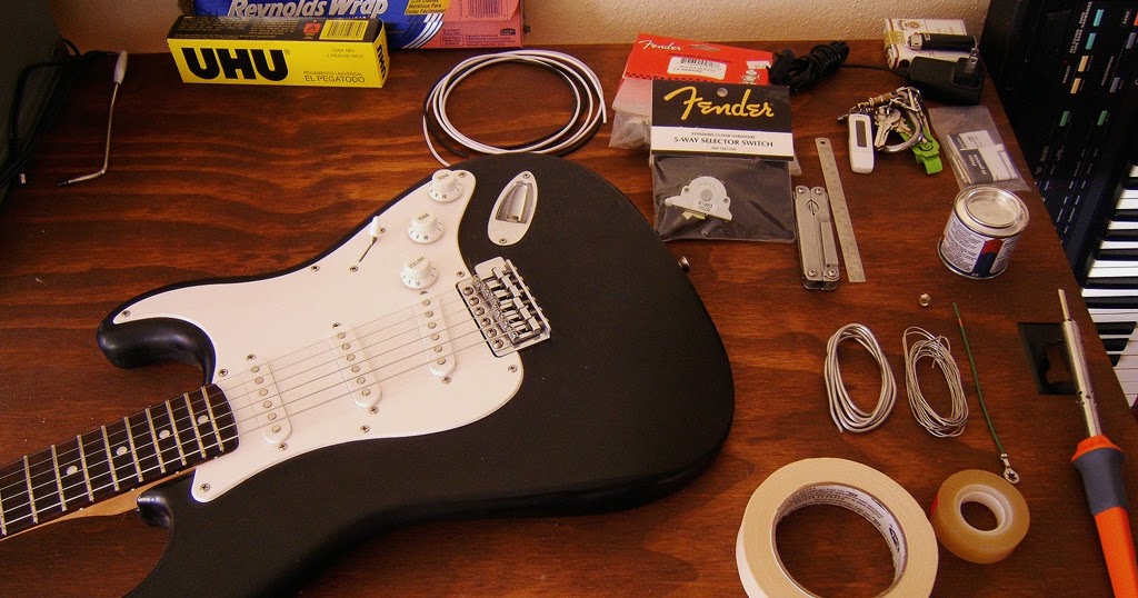 Joe Giampaoli Shielding a Strat Guitar to Eliminate Hum and EMI Noise