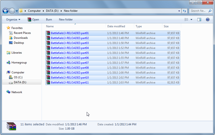 How to combine .rar file with part? Reks Yong