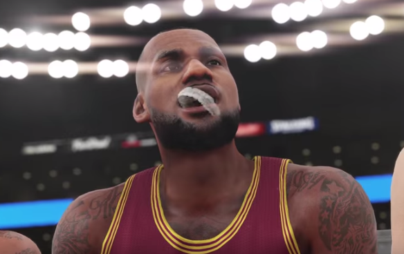 NBA2k16 Featuring LeBron with no headband! This would be an awesome game!
