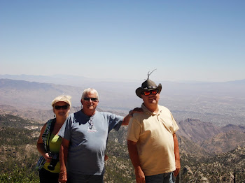Robin, Bob and Tim at the top of Mt Lemmon