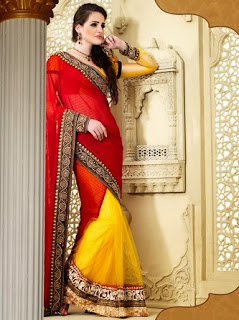 Motifs Work Sarees Designs 