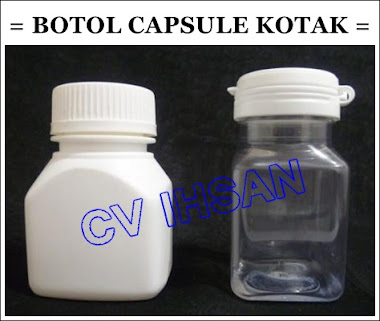 BOTOL CAPSULE KOTAK