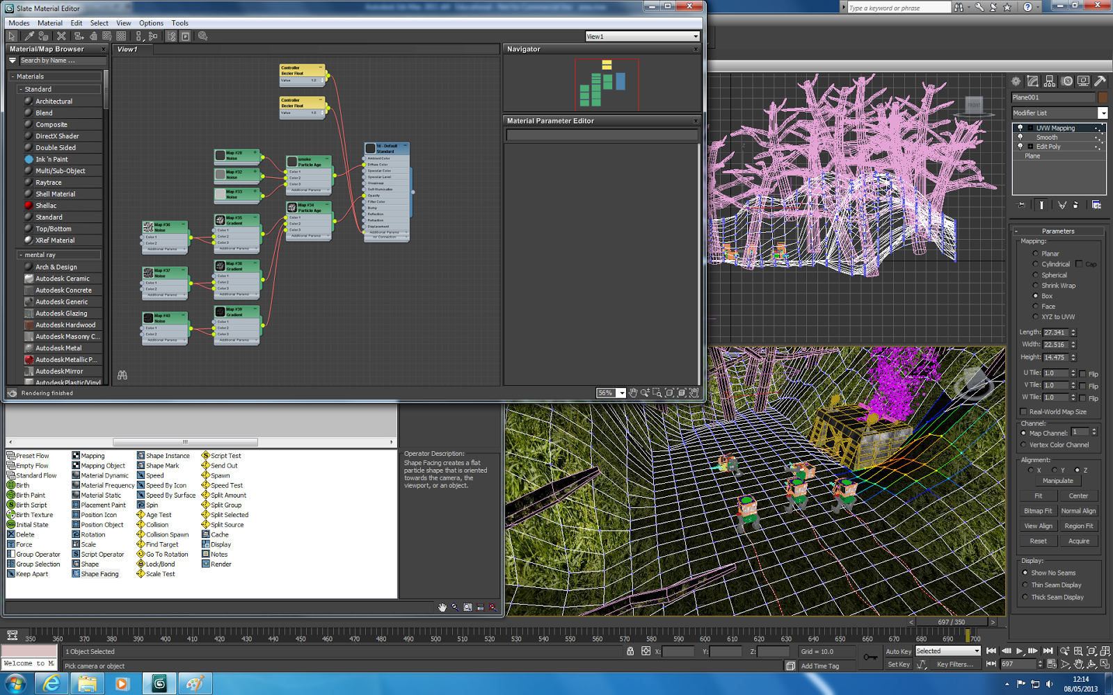 Smoke material part 2 3D Modeling